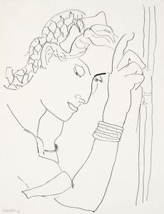 Testa di donna di profilo da Henri Matisse