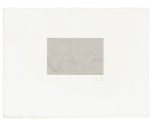 Giovane donna che contempla un barattolo di pesce rosso da Henri Matisse