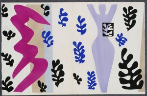 Il lanciatore di coltelli. Da «Jazz». Tavola XV. P. 106 da Henri Matisse