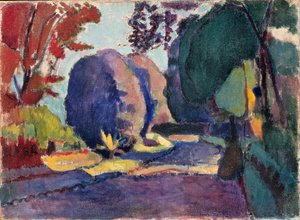 Giardini del Lussemburgo, 1901 circa (olio su tela)