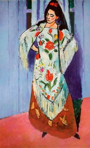 Madame Matisse con scialle di Manila