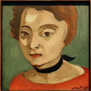 Marguerite con collana di velluto nero da Henri Matisse