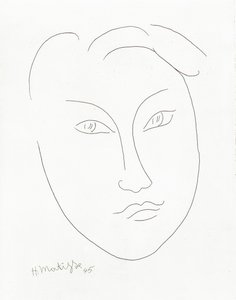 Maschera di un ragazzo da Henri Matisse