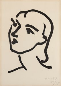 Nadia con i capelli lisci da Henri Matisse