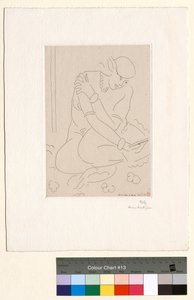 Nudo accovacciato, mano sulla spalla da Henri Matisse