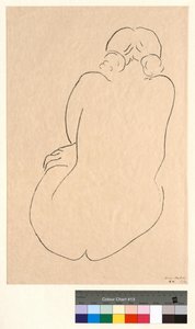 Nudo seduto, visto di spalle da Henri Matisse