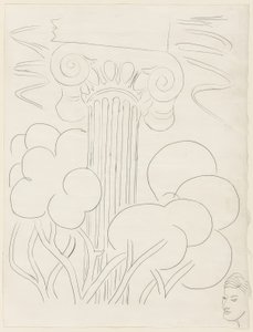 Diversi sonetti: "A la nue accablante...", tavola 29 da Poesies de Mallarmé da Henri Matisse