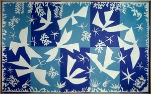 Polinesia, il cielo 1946 (disegno, collage)