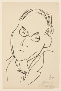 Ritratto di Paul Léautaud da Henri Matisse
