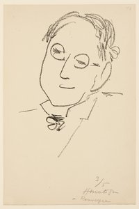 Ritratto di Paul Léautaud da Henri Matisse