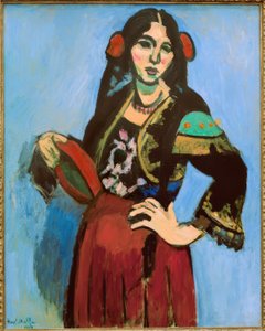 Donna spagnola con tamburello da Henri Matisse