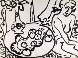 Natura morta con nudo da Henri Matisse