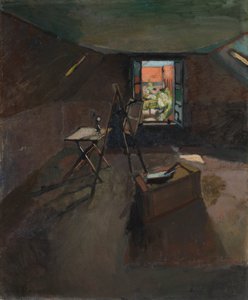 Studio sotto la grondaia, 1903 circa (olio su tela)
