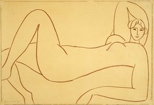 Studio dopo il nudo rosa da Henri Matisse
