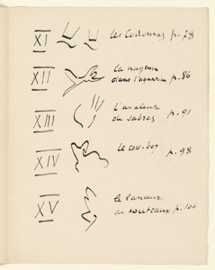 Tavola delle immagini 3. Da «Jazz». P. 151 da Henri Matisse
