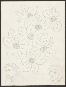 I fiori, sesta tavola dalle Poesie di Mallarmé da Henri Matisse