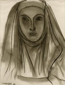 La monaca (Studio per le lettere portoghesi) da Henri Matisse