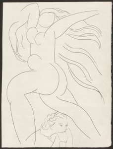Brindisi, piatto uno da Poesies de Mallarmé da Henri Matisse
