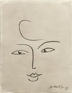 Il volto da Henri Matisse