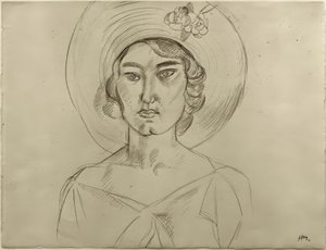 Donna con cappello da Henri Matisse