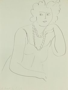 Donna con collana da Henri Matisse