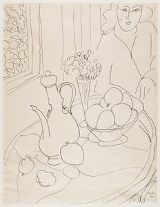 Donna con natura morta da Henri Matisse
