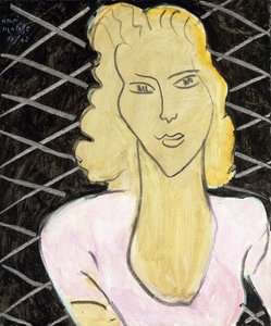 Giovane ragazza in abito rosa da Henri Matisse