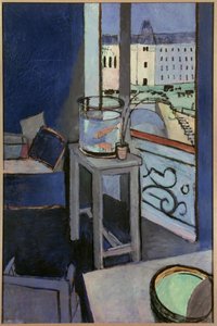 interno della boccia per pesci rossi 1914 (olio su tela)