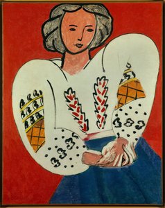la blouse roumaine 1940 (olio su tela) da Henri Matisse