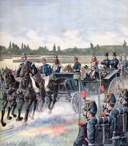 Arrivo del presidente della repubblica, parata militare, 14 luglio 1891 da Henri Meyer