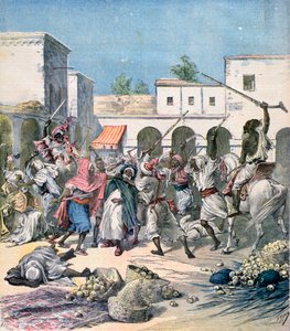 Assassinio di un collaboratore francese, Marocco, 1891 da Henri Meyer