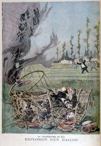 Esplosione di un pallone a Hal, Belgio, 1895 da Henri Meyer