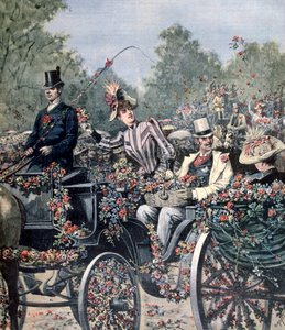 Parata della Battaglia dei Fiori, 1891 da Henri Meyer