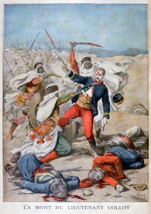 Morte del tenente Collet, Algeria, 1896 da Henri Meyer