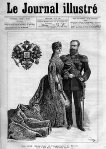 Imperatore Alessandro III di Russia (1845-1894) e Imperatrice Dagmar di Danimarca (1847-1928) - Copertina di 