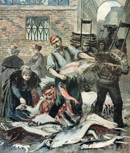 Mercato del pesce a Parigi