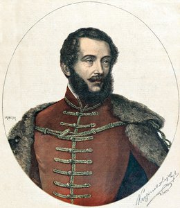 Ritratto di Lajos Kossuth da Henri Meyer