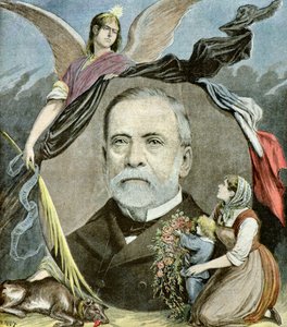 Ritratto di Louis Pasteur, 1895 (Illustrazione)