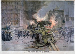 Rivolte a Parigi, 1897 da Henri Meyer
