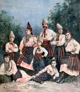 Cantanti russi, 1891 da Henri Meyer