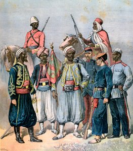 Le forze coloniali francesi da Henri Meyer