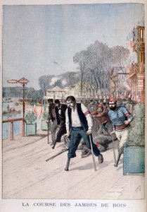 La corsa delle gambe di legno, 1895 da Henri Meyer