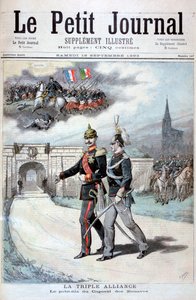La Triplice Alleanza, Germania, Austria-Ungheria e Italia, 1894 da Henri Meyer