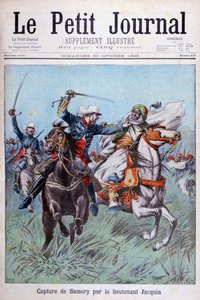 La cattura di Toure Samory da parte del tenente Jacquin vicino a Guelemou nel 1898 da Henri Meyer