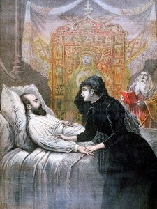 La morte dello Zar Alessandro III di Russia, 1894 da Henri Meyer