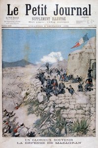 La difesa di Mazagran, Algeria, 1896 da Henri Meyer