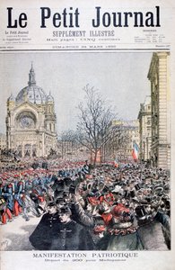 La partenza delle truppe francesi per il Madagascar, Parigi, 1895 da Henri Meyer