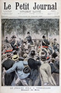 La partenza di Émile Zola da Versailles, 1898 da Henri Meyer