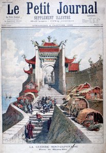 La porta di Shanghai, Cina, Guerra Sino-Giapponese, 1895 da Henri Meyer
