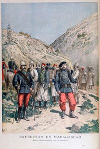 Uniformi della forza di spedizione francese in Madagascar, 1895 da Henri Meyer